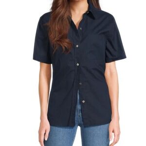 NWT Vince Camp Shirt in Coastal Blue Small